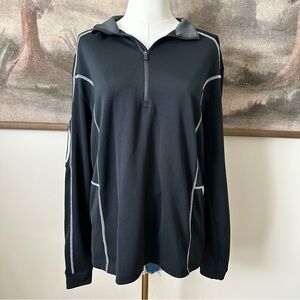 Columbia Men's Dark Zip-Up Golf Sweater